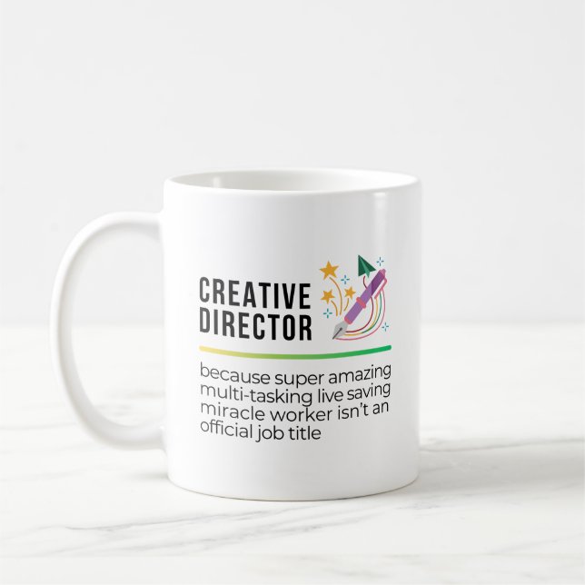 Caneca De Café Diretor Criativo (Esquerda)
