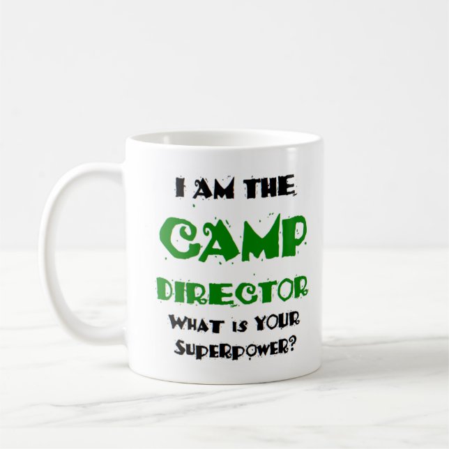 Caneca De Café diretor de acampamento (Esquerda)