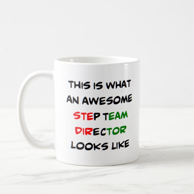 Caneca De Café diretor de equipe, incrível (Esquerda)