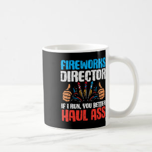 Caneca De Café Diretor de Fireworks Se Eu Corro Engraçado 4 De Ju