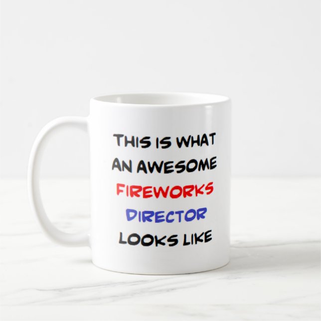 Caneca De Café diretor de fogos de artifício (Esquerda)