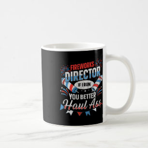 Caneca De Café Diretor de Fogos de Artifício Engraçado 4 de Julho