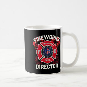 Caneca De Café Diretor de fogos de artifício engraçado segurança