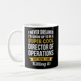Caneca De Café Diretor De Operações Apreciação