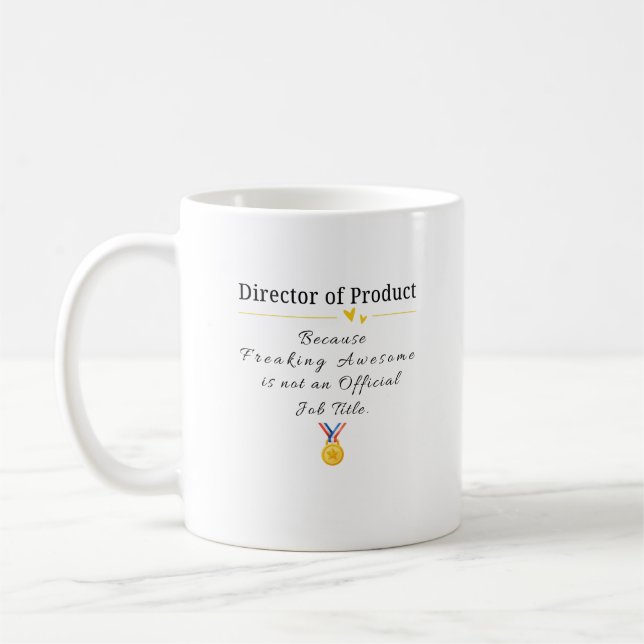 Caneca De Café Diretor de Produto (Esquerda)