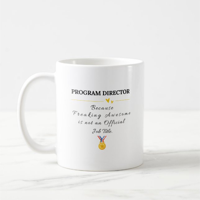 Caneca De Café Diretor de Programa (Esquerda)