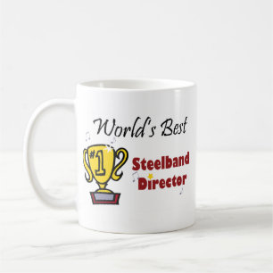 Caneca De Café Diretor do Steelband do mundo o melhor