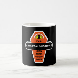 Caneca De Café Diretor Funeral Merchandise   Presentes Engraçados
