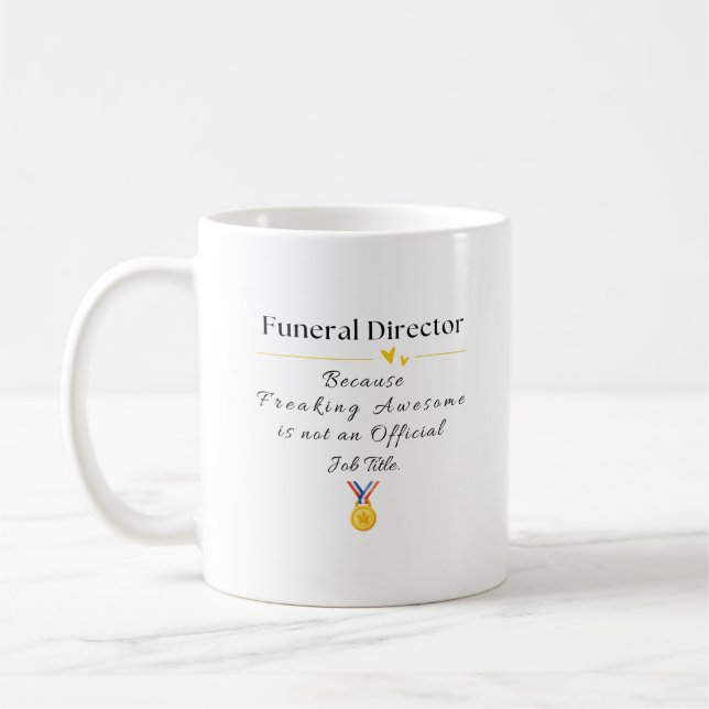 Caneca De Café diretor funerário (Esquerda)