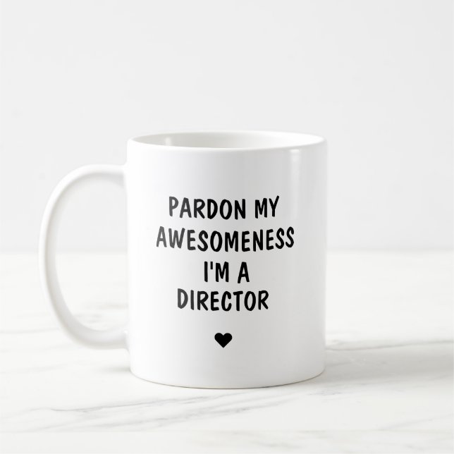 Caneca De Café Diretor Personalizado,Diretor de Oferta de Aprecia (Esquerda)