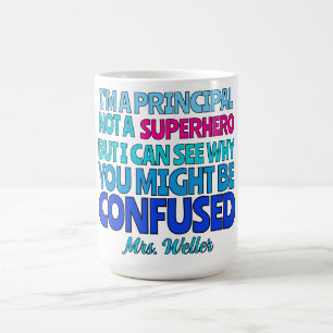 Caneca De Café Diretor Personalizado Engraçado Não é um SUPER-HER