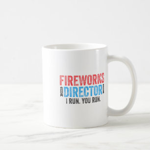Caneca De Café Diretora De Fogos De Artifício Eu Lhe Lanço 4 De J