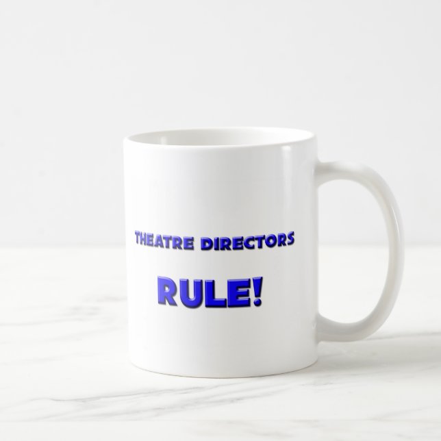 Caneca De Café Diretores Regra do teatro! (Direita)
