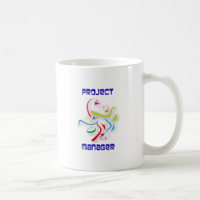 Caneca De Café Dirigente de projecto project manager (Direita)
