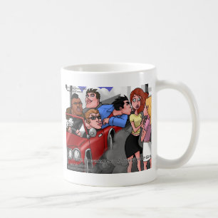 Caneca De Café Dirija por quadras de Hickey Camisetas engraçadas 