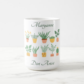Caneca De Café Dirt Artist Mug, Gardener and Plant Lover