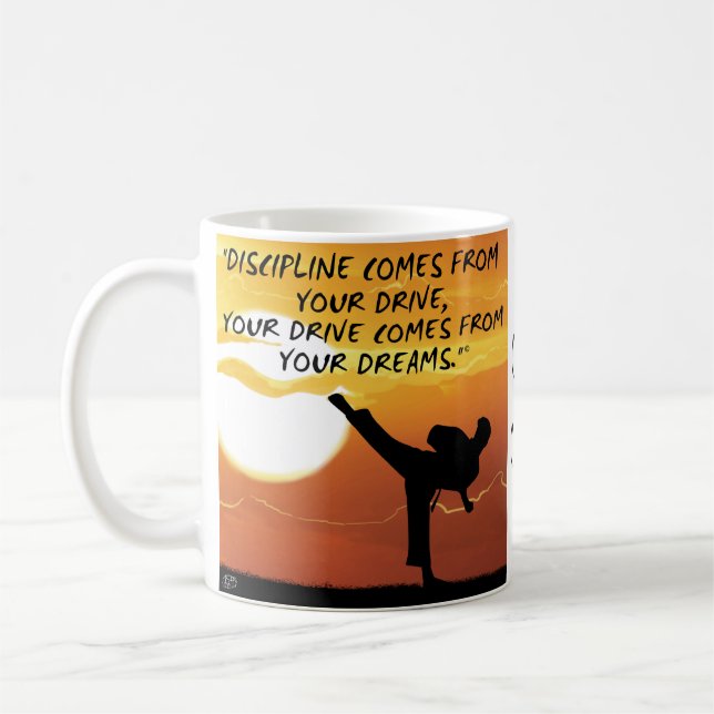 Caneca De Café "Disciplina" Coffee Mug (Esquerda)