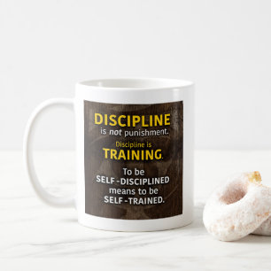 Caneca De Café Disciplina é treinamento - Workout Gym Inspiration