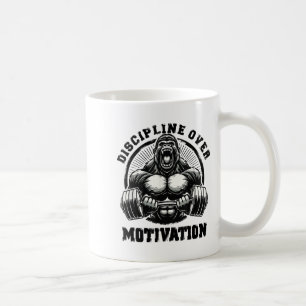 Caneca De Café Disciplina Sobre Motivação Levantamento de Peso Ci
