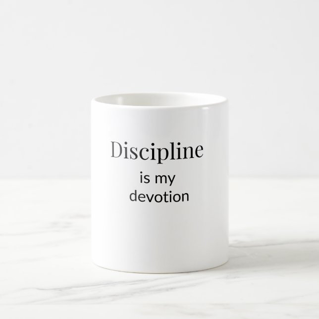 Caneca De Café Discipline is my Devotion Mug (Centro)