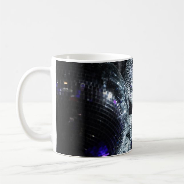 Caneca De Café Disco Balls: Atmosfera de Partido Escuro (Esquerda)