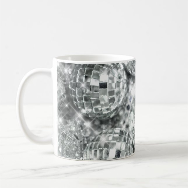Caneca De Café Disco Balls Glam #1 #retro #wall #art (Esquerda)