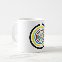 Caneca De Café Disco de vitalidade Lakhovsky, antena MWO Tesla, e