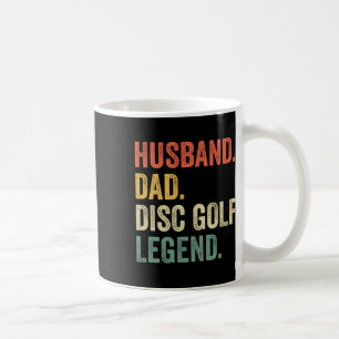Caneca De Café Disco Golfe Marido Engraçado Pai Lenda Frisbee Vin