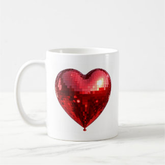 Caneca De Café Disco Heart Mug