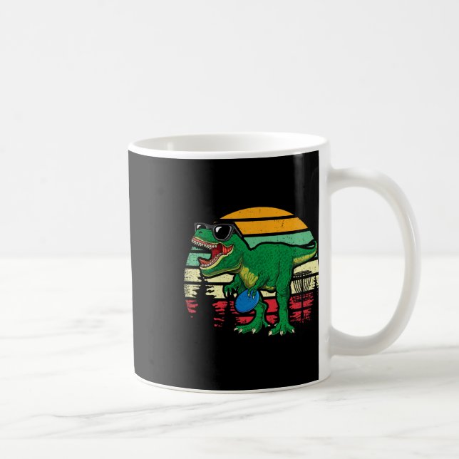 Caneca De Café Discos Voadores Dino Fofo T Rex Dinossauro Criança (Direita)