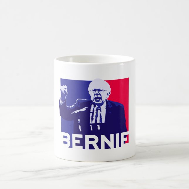 Caneca De Café Discurso das máquinas de lixar de Bernie (Centro)