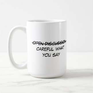 Caneca De Café Discussão aberta