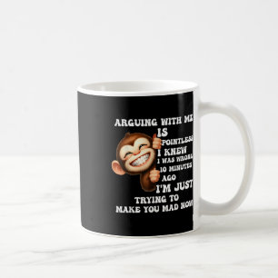Caneca De Café Discutir Comigo é Inútil Eu Sabia Que Estava Errad