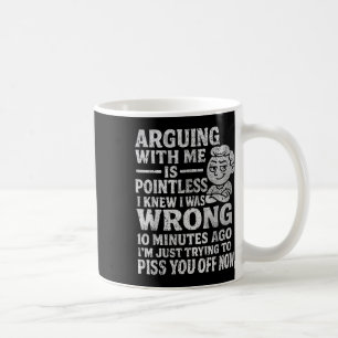 Caneca De Café Discutir Comigo é Inútil Eu Sabia Que Estava Errad