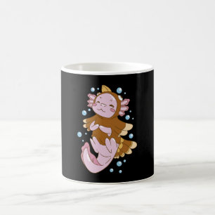 Caneca De Café Disfarce de Peru Axolote Diversão