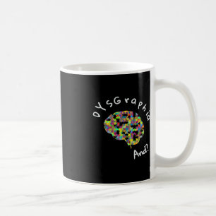 Caneca De Café Dislexia Sensibilização Disgrafia Dose de Aprendiz