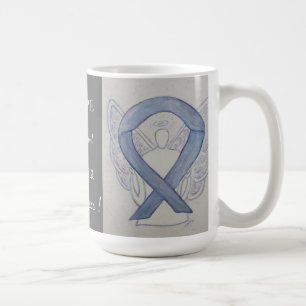 Caneca De Café Dislexia Sensibilização Ribbon Angel Coagulaçã