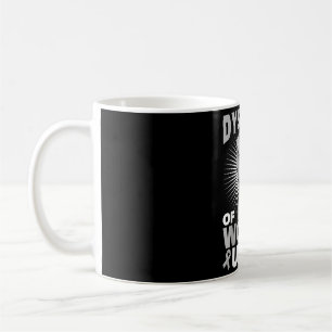 Caneca De Café Disléxicos do mundo desamarrem o punho dislexia