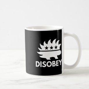 Caneca De Café Disobey Libertarian Porcupine Resiste Tyranny Gift