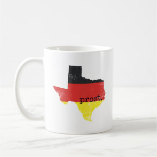 Caneca De Café Distante Texas German Flag Prost