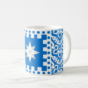 Caneca De Café Distintivo da População do Principado de Tir Mara