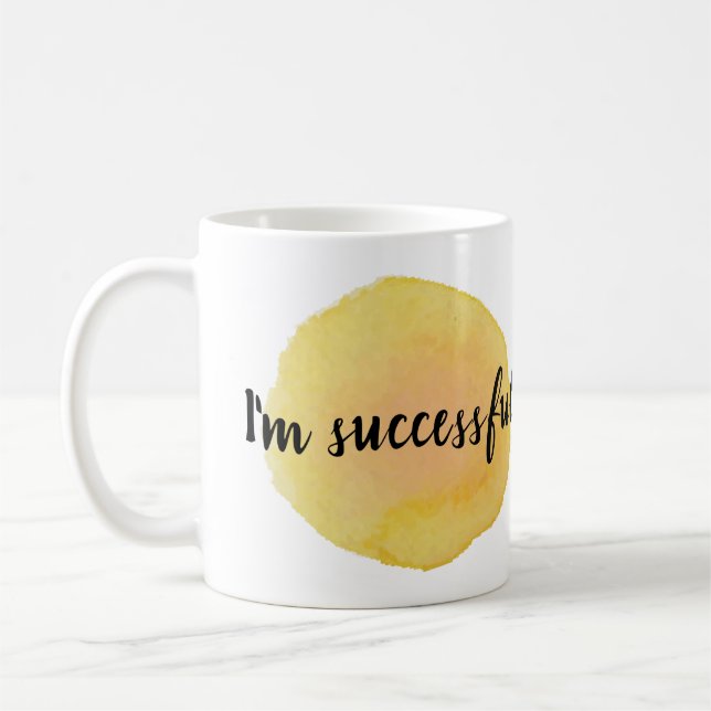 Caneca De Café ditados inspiradores de autoaceitação (Esquerda)