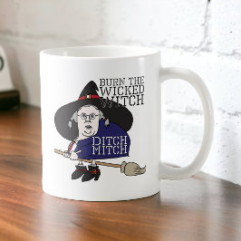 Caneca De Café Ditch A Bruxa Malvada Mitch Mcconnell Coffee Mug