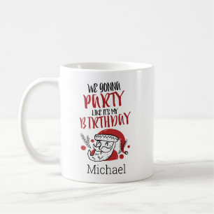 Caneca De Café Dito de Natal Fofo Papai Noel Personalizado