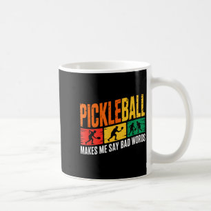 Caneca De Café Dito de pickleball humor engraçado para apaixonado