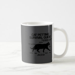 Caneca De Café Dito Divertido Guia de Carinho para Gato Dono de G