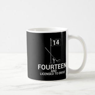 Caneca De Café Dito engraçado de golfe Adolescente jogador de gol