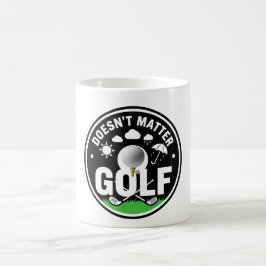 Caneca De Café Dito engraçado de golfe para golfista