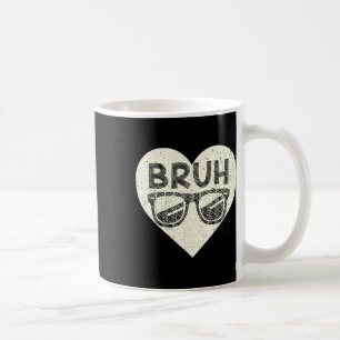 Caneca De Café Dito engraçado do meme Bruh Saudação Bro Adolescen