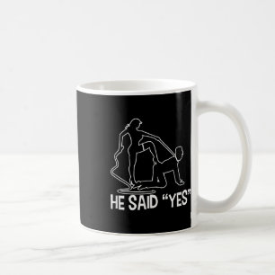 Caneca De Café Dito engraçado do partido de solteirão noivo noiva